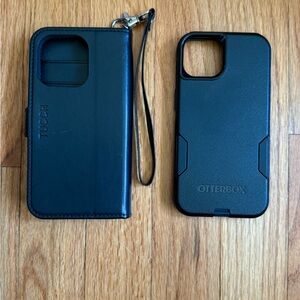 iPhone 14 OtterBox Black Phone Case Duo